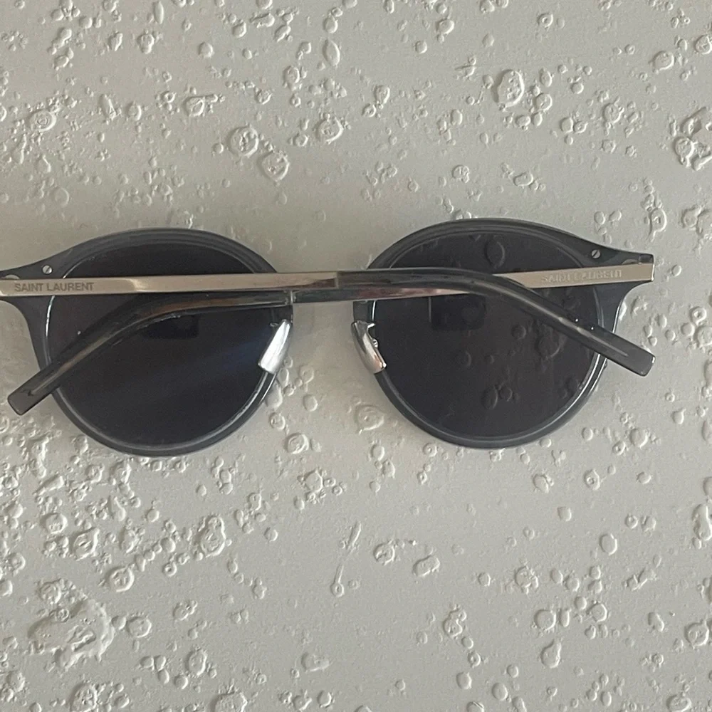 Saint Laurent gray sunglasses